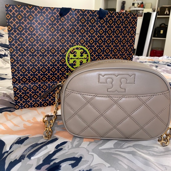 taupe tory burch bag